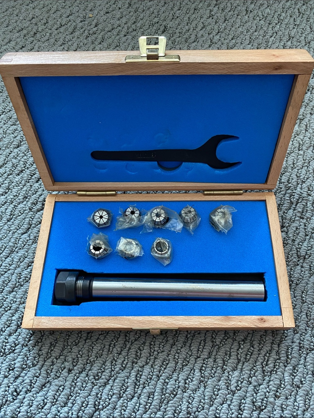 Precision Collet Chuck Set - Silver/Black - made in Israel
